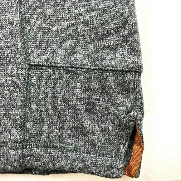 WOOLRICH Mens Drifter Fleece 1/4 Snap Pullover Grey Sweater Fleece Size XL - Picture 10 of 13